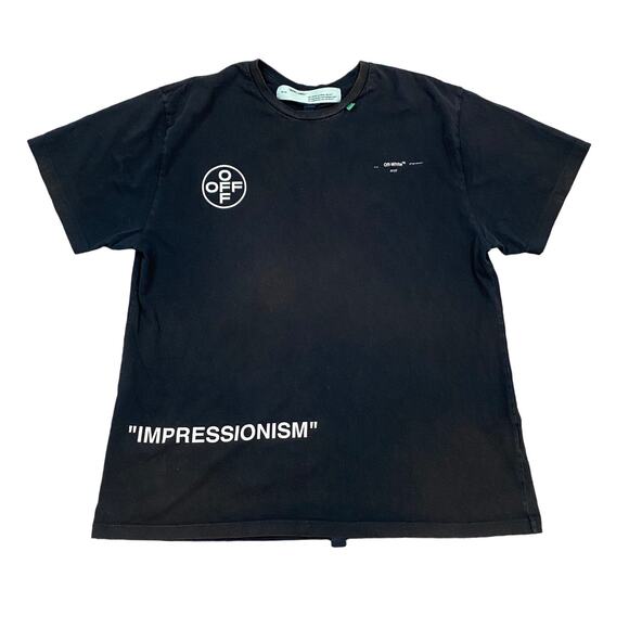 Off-White Virgil Abloh Impressionism T Shirt Streetwear Men's S